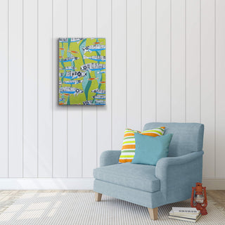 Bottom Feeders - Metal Box Art Metal Box Wall Art Shelle Lindholm