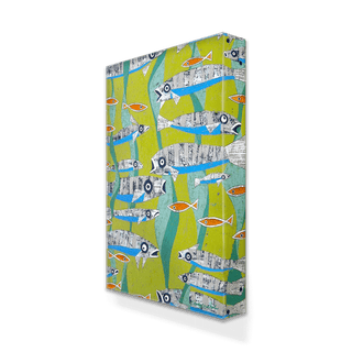 Bottom Feeders - Metal Box Art Metal Box Wall Art Shelle Lindholm