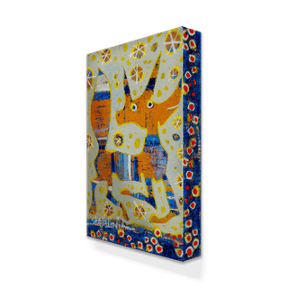 Bright-eyed and Bushy Tailed - Metal Box Art Metal Box Wall Art Shelle Lindholm
