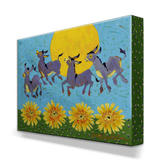 Cactus Flowers - Metal Box Art Metal Box Wall Art Shelle Lindholm