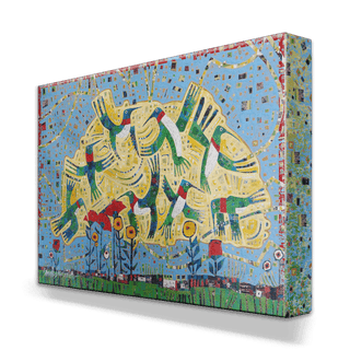Charming Birds - Metal Box Art Metal Box Wall Art Shelle Lindholm