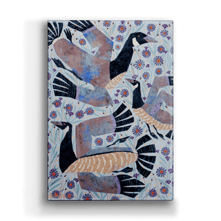 Wild Goose Chase - Metal Box Art Metal Box Wall Art Shelle Lindholm