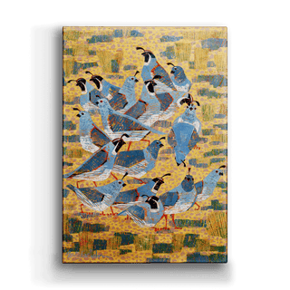 Covey of Quail - Metal Box Art Metal Box Wall Art Shelle Lindholm