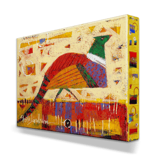 Daydreamer Pheasant - Metal Box Art Metal Box Wall Art Shelle Lindholm