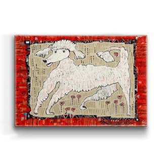 Mademoiselle Doodle - Metal Box Art Metal Box Wall Art Shelle Lindholm