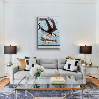 Fishing Hawk-Osprey - Metal Box Art Metal Box Wall Art Shelle Lindholm