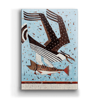Fishing Hawk-Osprey - Metal Box Art Metal Box Wall Art Shelle Lindholm