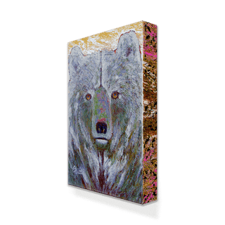 Old Grey - Metal Box Art Metal Box Wall Art Shelle Lindholm
