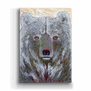 Old Grey - Metal Box Art Metal Box Wall Art Shelle Lindholm