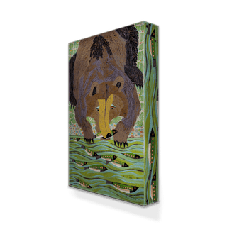 Kodiak's Catch - Metal Box Art Metal Box Wall Art Shelle Lindholm