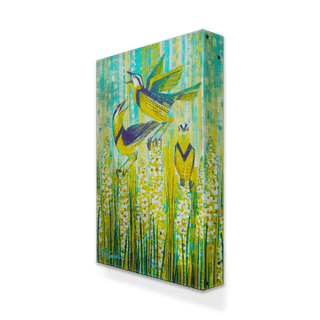 Troubadours Meadowlarks Box Art - Metal Box Art Metal Box Wall Art Shelle Lindholm