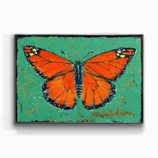 Monarch Butterfly - Metal Box Art Metal Box Wall Art Shelle Lindholm