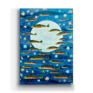 Somewhere Over the Rainbow - Metal Box Art Metal Box Wall Art Shelle Lindholm
