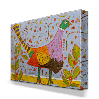 Pleasant Pheasant - Metal Box Art Metal Box Wall Art Shelle Lindholm