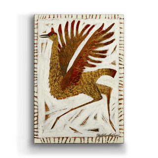 Shake a Tail Feather #1 - Metal Box Art Metal Box Wall Art Shelle Lindholm