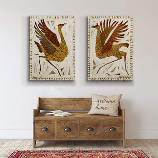 Shake a Tail Feather #2 - Metal Box Art Metal Box Wall Art Shelle Lindholm
