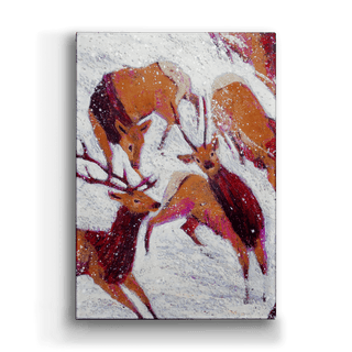 Snow Drifters 1 - Metal Box Art Metal Box Wall Art Shelle Lindholm
