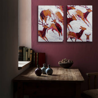 Snow Drifters 2 - Metal Box Art Metal Box Wall Art Shelle Lindholm