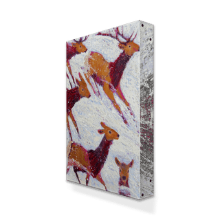 Snow Drifters 2 - Metal Box Art Metal Box Wall Art Shelle Lindholm