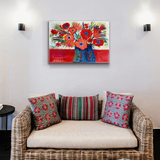 Summer Reds - Metal Box Art Metal Box Wall Art Shelle Lindholm