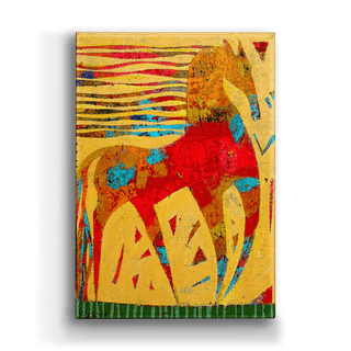 Troubadour Horse - Metal Box Art Metal Box Wall Art Shelle Lindholm