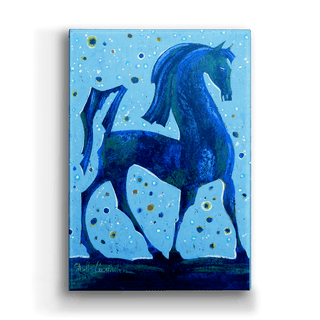 Walking Tall - Metal Box Art Metal Box Wall Art Shelle Lindholm