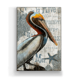 Pelican Perch - Metal Box Art Metal Box Wall Art Suzanne Nicoll