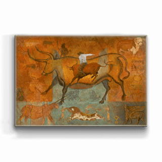 Taurus Tapestry - Metal Box Art Metal Box Wall Art Monte Dolack