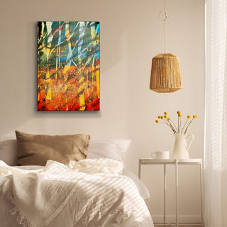 Written Wood II - Metal Box Art Metal Box Wall Art Nancy Seiler