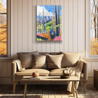 After the Burn - Metal Box Art Metal Box Wall Art Karen Savory