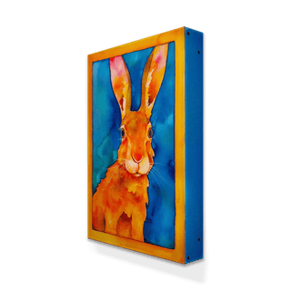 Be Hare Aware - Metal Box Art Metal Box Wall Art Karen Savory