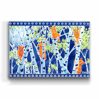 Hanging Out - Metal Box Art Metal Box Wall Art Karen Savory