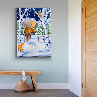 Long Winter Nights - Metal Box Art Metal Box Wall Art Karen Savory