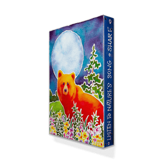 Full Moon Solstice: Metal Box Art Metal Box Wall Art Karen Savory