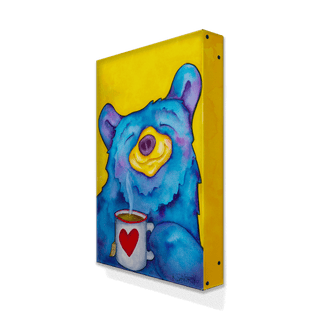 Peace, Love, Happieness - Metal Box Art Metal Box Wall Art Karen Savory