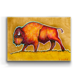 Home On The Range - Metal Box Art Metal Box Wall Art Karen Savory