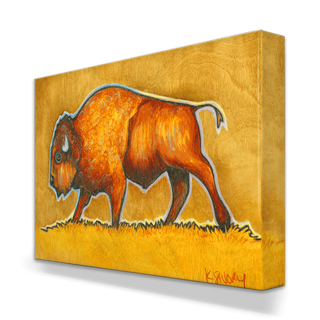 Home On The Range - Metal Box Art Metal Box Wall Art Karen Savory