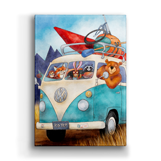 Road Trip - Metal Box Art Metal Box Wall Art Karen Savory