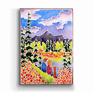 Sharing the Moment - Metal Box Art Metal Box Wall Art Karen Savory