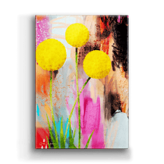 Craspedia - Metal Box Art Metal Box Wall Art Zoe Ingram