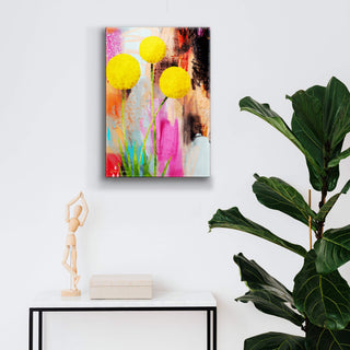 Craspedia - Metal Box Art Metal Box Wall Art Zoe Ingram