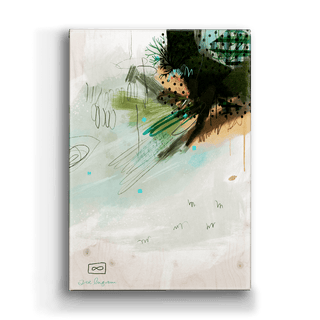 Solitary Swimming - Metal Box Art Metal Box Wall Art Zoe Ingram