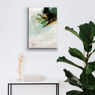 Solitary Swimming - Metal Box Art Metal Box Wall Art Zoe Ingram