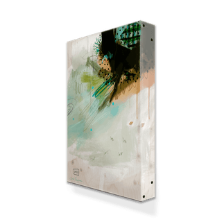 Solitary Swimming - Metal Box Art Metal Box Wall Art Zoe Ingram
