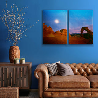 Delicate Arch: 2-Piece Metal Box Art Metal Box Wall Art John Lichtwardt