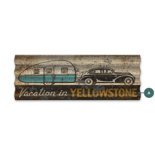 Vacation In... - Corrugated Metal Wall Art Corrugated Wall Art Marty Mummert Studio