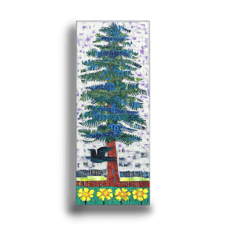 Blue Spruce 4 - Metal Box Art Metal Box Wall Art Shelle Lindholm