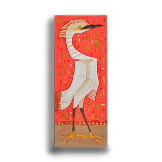 Egret 1 - Metal Box Art Metal Box Wall Art Shelle Lindholm
