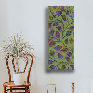 Lavender Leaves - Metal Box Art Metal Box Wall Art Shelle Lindholm