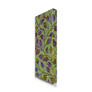Lavender Leaves - Metal Box Art Metal Box Wall Art Shelle Lindholm